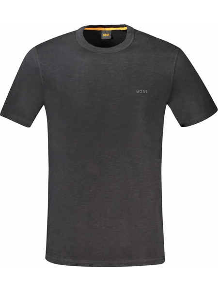 HUGO BOSS MEN'S SHORT SLEEVE T-SHIRT BLACK Μαύρο