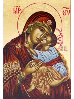 Olympus Diamond Painting Panagia Glikofilousa - Ψηφιδωτό Μωσαικό Παναγία Γλυκοφιλούσα