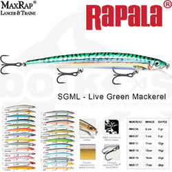 Rapala Max Rap Τεχνητό Δόλωμα Ψαράκι Συρτής 17cm 28gr SGML