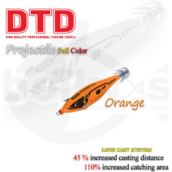 DTD Projectile Deep Full Color Bukva 3.0 Τεχνητό Δόλωμα Καλαμαριέρα 9cm 17gr Orange