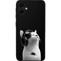 Sonique Men's Edition Θήκη με Σχέδιο «Audio Kitten - White» (Samsung Galaxy A20e)