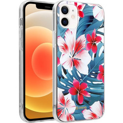 Crong Flower Back Cover Pattern 03 (iPhone 12 mini)