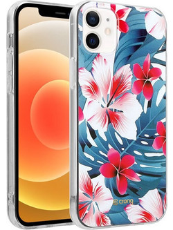Crong Flower Back Cover Pattern 03 (iPhone 12 mini)