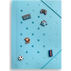 Φάκελος με Λάστιχο Α4 Pin Blue Goomby
