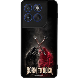Sonique Θήκη με Σχέδιο «Born to Rock» (Motorola Edge 70 5G)