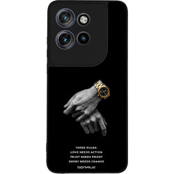 Sonique Men's Edition Θήκη με Σχέδιο «Three Rules» (Motorola Edge 50 Neo 5G / Edge 60 Neo 5G)