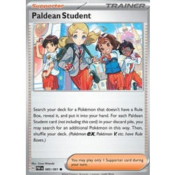 Paldean Student (PAF 085) Reverse Holo