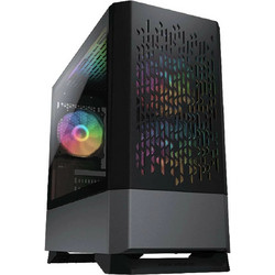 Cougar MG140 Air Black Gaming Mini Tower Κουτί Υπολογιστή RGB με Πλαϊνό Παράθυρο