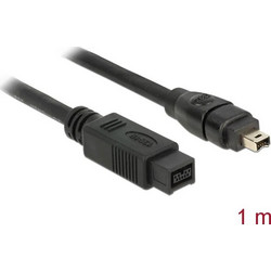 DeLock Firewire Cable 9-pin male - 4-pin male 1m (82588)