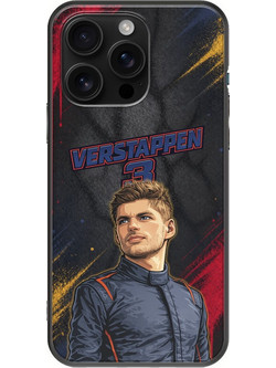 Θήκη Pole Position Collection - Max Verstappen iPhone 16 Pro Max Black TPU (Μαύρη Σιλικόνη)