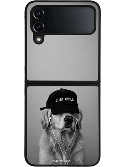 Sonique Men's Edition Θήκη με Σχέδιο «Just Chill Pup» (Samsung Galaxy Z Flip 4)