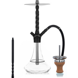 Ναργιλές Aladin Alux M3, 48cm - Μαύρο