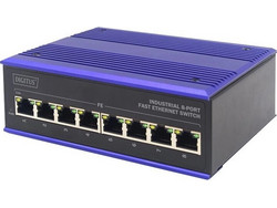 Digitus DN-650106 Unmanaged L2 Switch με 8 Θύρες Ethernet 100Mbps