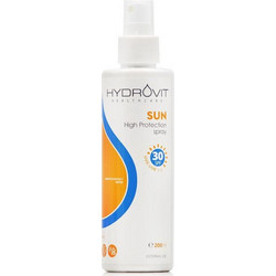 Hydrovit Sun High Protection Αντηλιακό Spray Προσώπου & Σώματος Αντιγηραντικό SPF30 150ml