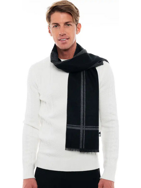 Biston fashion ανδρικό κασκώλ 48-501-006 BLACK