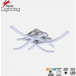 Home Lighting SE LED 45 COSIMA CHROME 45*45*8cm 32W 3CCT WITH MEMORY 2 YEARS WARRANTY 77-51147