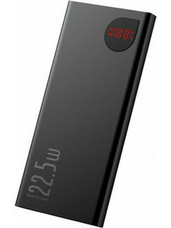 Baseus Adaman Power Bank 10000mAh 22.5W με 2 Θύρες USB-A Quick Charge 3.0 Black