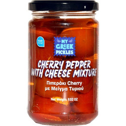 Πιπεράκι cherry γεμιστό με μείγμα τυριού, Θεσσαλονίκης Lagadas Farm 270g
