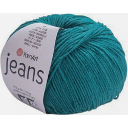 Νήμα Πλεξίματος Jeans για Καλοκαιρινά Πλεκτά 55% βαμβάκι και 45% ακρυλικό 50gr 160mtr. σε Πετρόλ 63 1τεμ