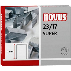 Σύρματα Συρραπτικού Novus 23/17 Super 1000 συρματάκια/τεμάχιο