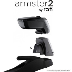 Rati - Ολοκληρωμένος Τεμπέλης Armster 2 Για Mg 3 2024 Με Αποσπώμενη Τσέπη Από Πλαστικό Και Δερματίνη Σε Μαύρο Χρώμα Με Αντάπτορα Τοποθέτησης - 1 Σετ (V01927+V01563)