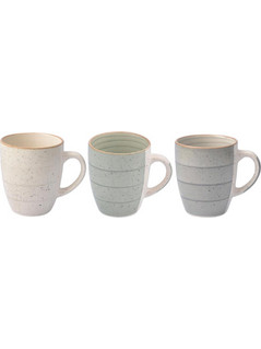 ΚΟΥΠΑ STONEWARE 355ml ΣΕ ΜΠΕΖ, ΓΚΡΙ ΚΑΙ MINT ΧΡΩΜΑ ANKOR