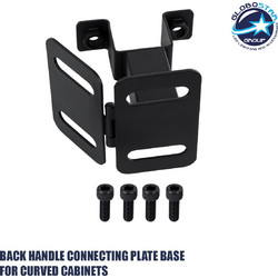GLOBOSTAR(R) PLATE 41058 Βάση Τοίχου για Κυρτές Οθόνες LED Video Wall με Διαστάσεις Καμπίνας 50x50cm & 100x100cm - Μ12.5 x Π10 x Υ10cm
