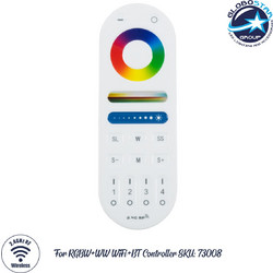 GLOBOSTAR(R) 73007 MiBOXER FUT092 AURORA RGB+CCT Ασύρματο Χειριστήριο Αφής 4 Ζωνών 5CH DC 3V 2xAAA Μπαταρίες IP20 - RF 2.4GHz + Εμβέλεια 30m - M13.8xΠ5.6xΥ2cm