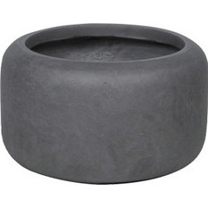 MarHome Κασπώ Fiberclay Γκρι Ανθρακί Φ34x20cm