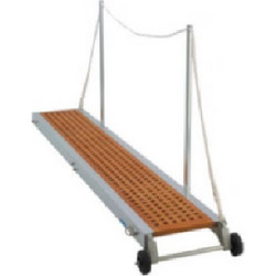 Πασαρέλα Σταθερή Με Δάπεδο Teak - 200 x 37cm