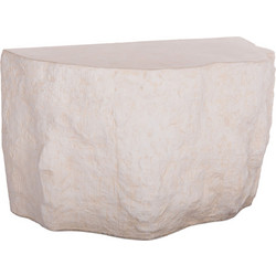 ΚΟΝΣΟΛΑ ΒΡΑΧΟΣ INTERON HM18152.02 FIBER CEMENT ΣΕ ΛΕΥΚΟ--120x50x71Υεκ