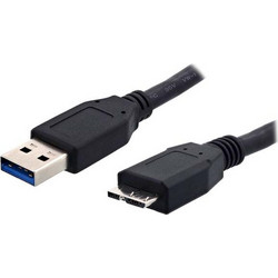 Καλώδιο Powertech USB 3.0 to Micro USB-B Black 0.5m (CAB-U142)