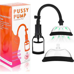 Διάφανος Αναρροφητής Αιδοίου με Αντλία Pussy Pump