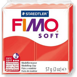 STAEDTLER ΠΗΛΟΣ FIMO SOFT 57g INDIAN RED 8020-24