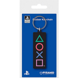 Playstation - Shapes Rubber Μπρελόκ