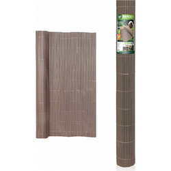 150x500cm Καλαμωτή Περίφραξη Κήπου PVC Καφέ Πάχους 10mm 2902517