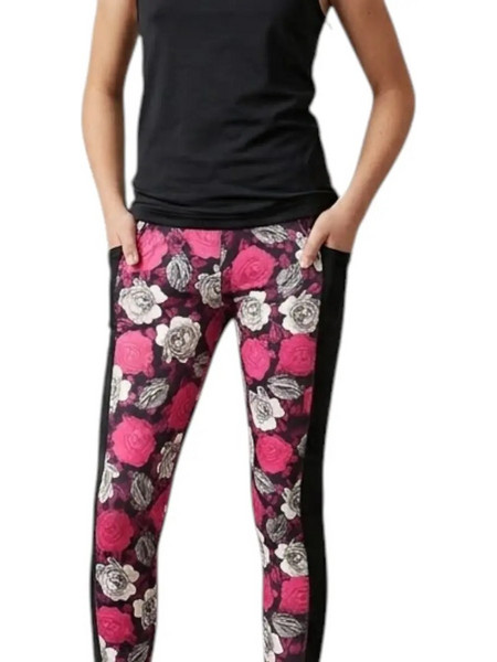 Nike - Αθλητικό Παιδικό Κολάν Rush Pink Flower 36J044-023 Μαύρο