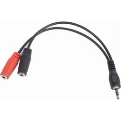 Cablexpert Μετατροπέας 3.5mm male σε 3.5mm 2x female 1τμχ CCA-417