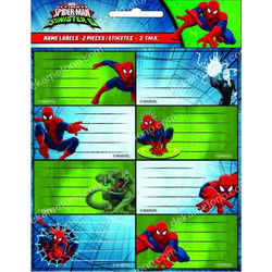 Ετικέτες Αυτοκόλλητες Spiderman 16τεμ. Gim (777-51246)