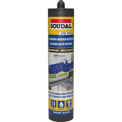 Soudal Σιλικόνη Αντιμουχλική Λευκή 280ml