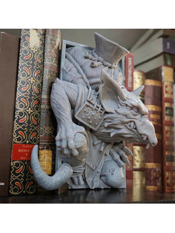 Φιγούρα Book Nook Collection Rat Digital Sculpture 3D εκτυπωμένη