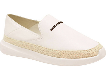 ΑΝΔΡΙΚΕΣ ΕΣΠΑΝΤΡΙΓΙΕΣ KARL LAGERFELD HELIOS SLIP ON LTHR - ΛΕΥΚΟ