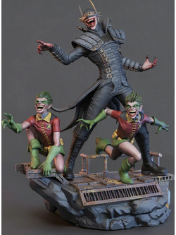 Φιγούρα Batman Who Laughs 3D Printing Figurine V4 3D εκτυπωμένη