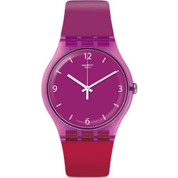 Swatch Cherryberry Γυναικείο Ρολόι με Πολύχρωμο Καουτσούκ Λουράκι SUOV104