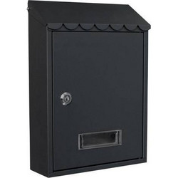Γραμματοκιβωτιο Μεταλλικο 305X215X70Cm Μαυρο (Ral 9017) Ff Group