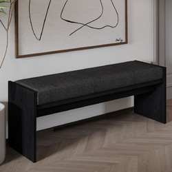 Πάγκος Pearl - Black Wood 774Bnt1109 (120x45x35)