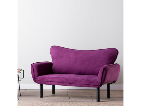 Papatya Chatto Διθέσιος Καναπές Κρεβάτι Μωβ 150x70x75cm