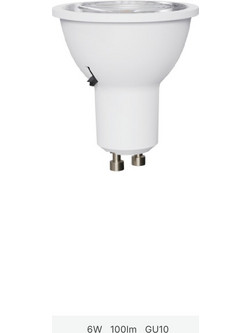 LED LAMP SMD 6W GU10 230V 120 100LM/W CCT