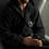 Borea Μπουρνούζι Βαμβακερό με Κουκούλα Μαύρο