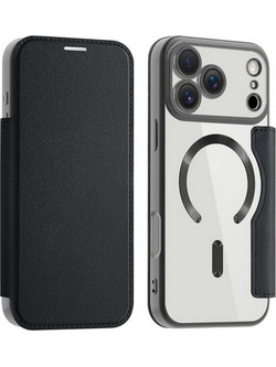 Techsuit SmartMag Θήκη Βιβλίο Black (iPhone 17 Pro Max / 18 Pro Max)